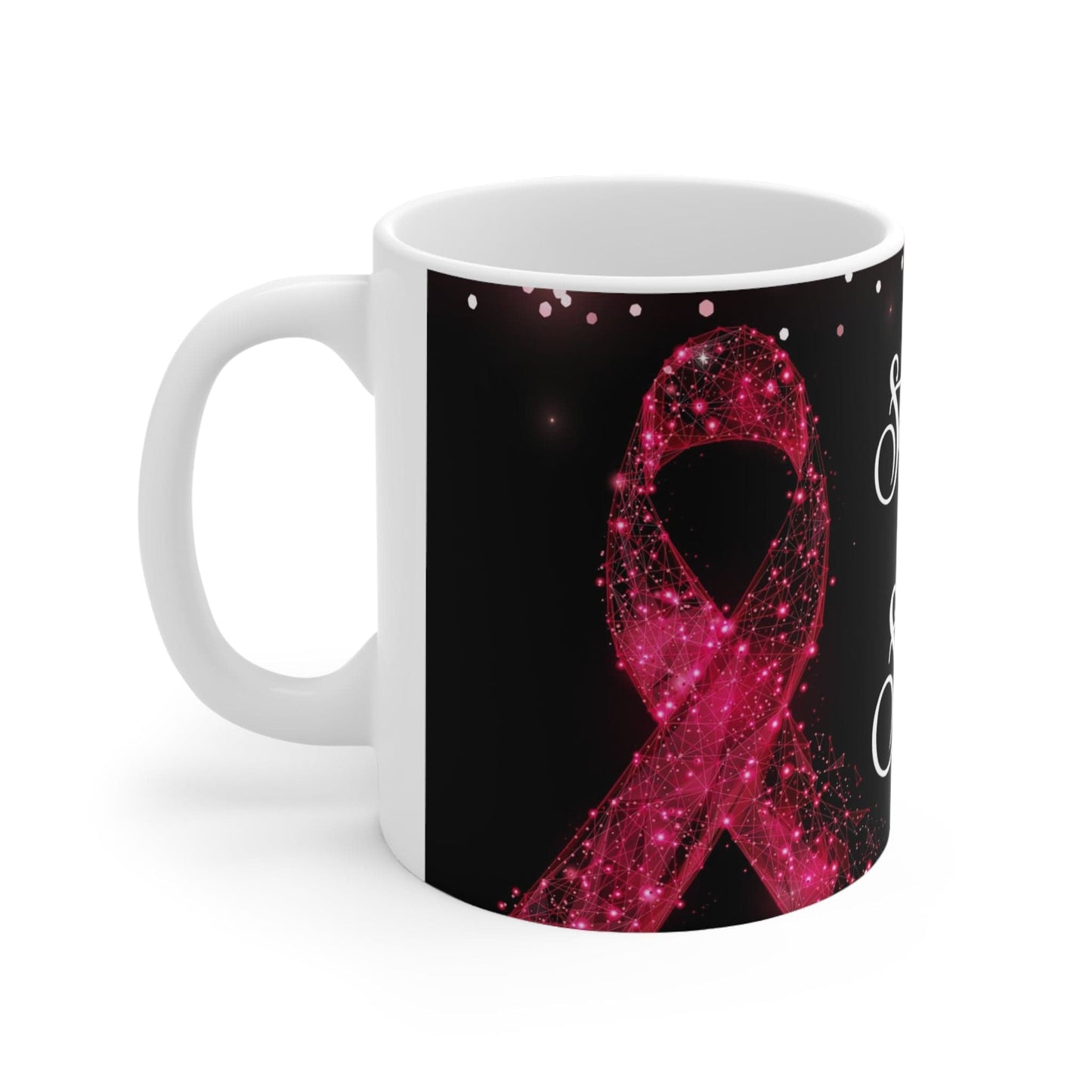 Stronger Than The Storm Breast Cancer Ceramic Mug 11oz