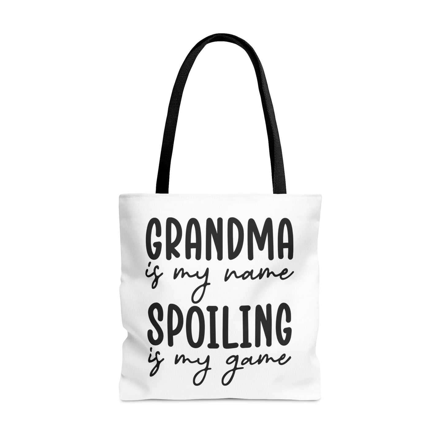 Grandma Is My Name Tote Bag (AOP)