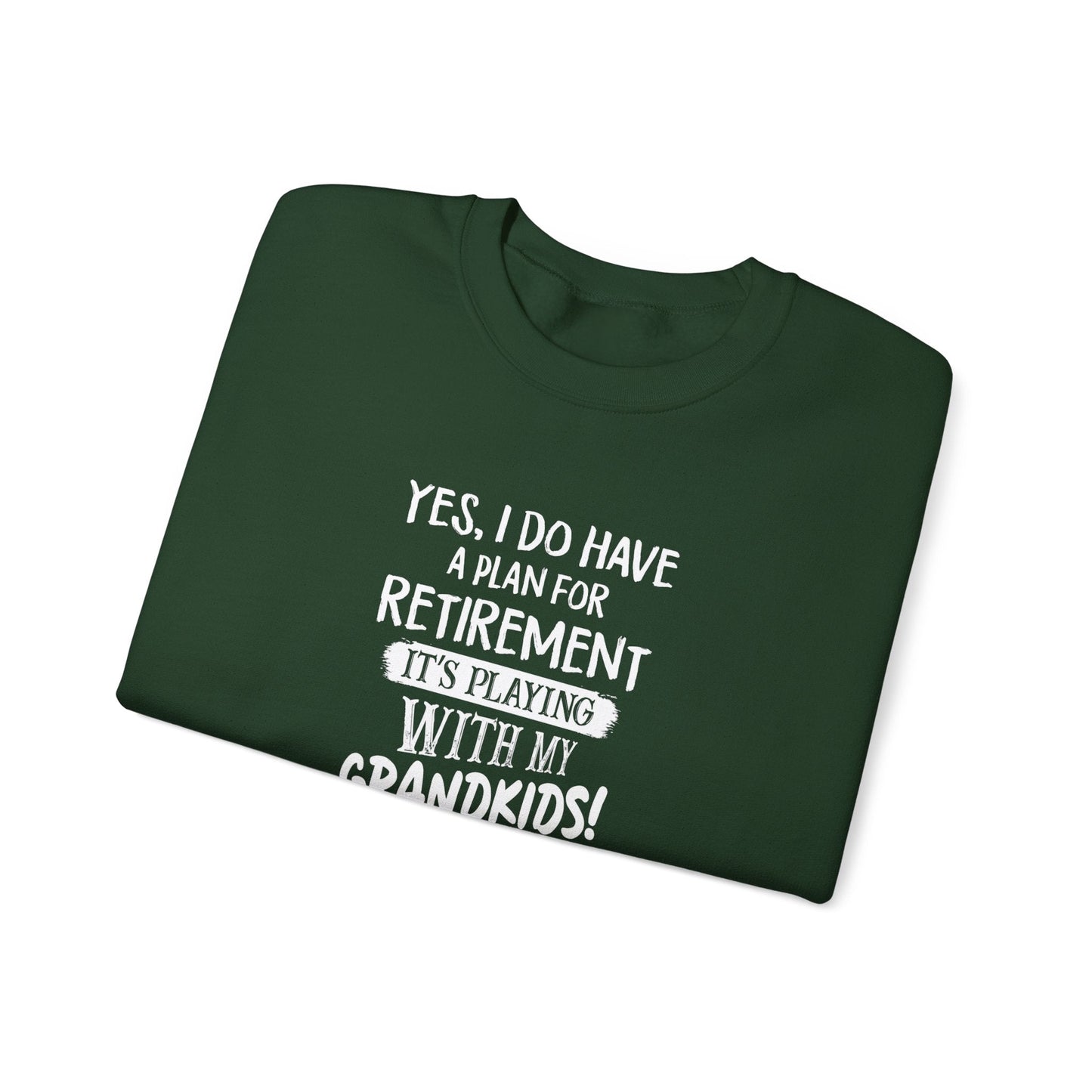 Yes, I Do Have A Retirement Plan Unisex Heavy Blend™ Crewneck Sweatshirt