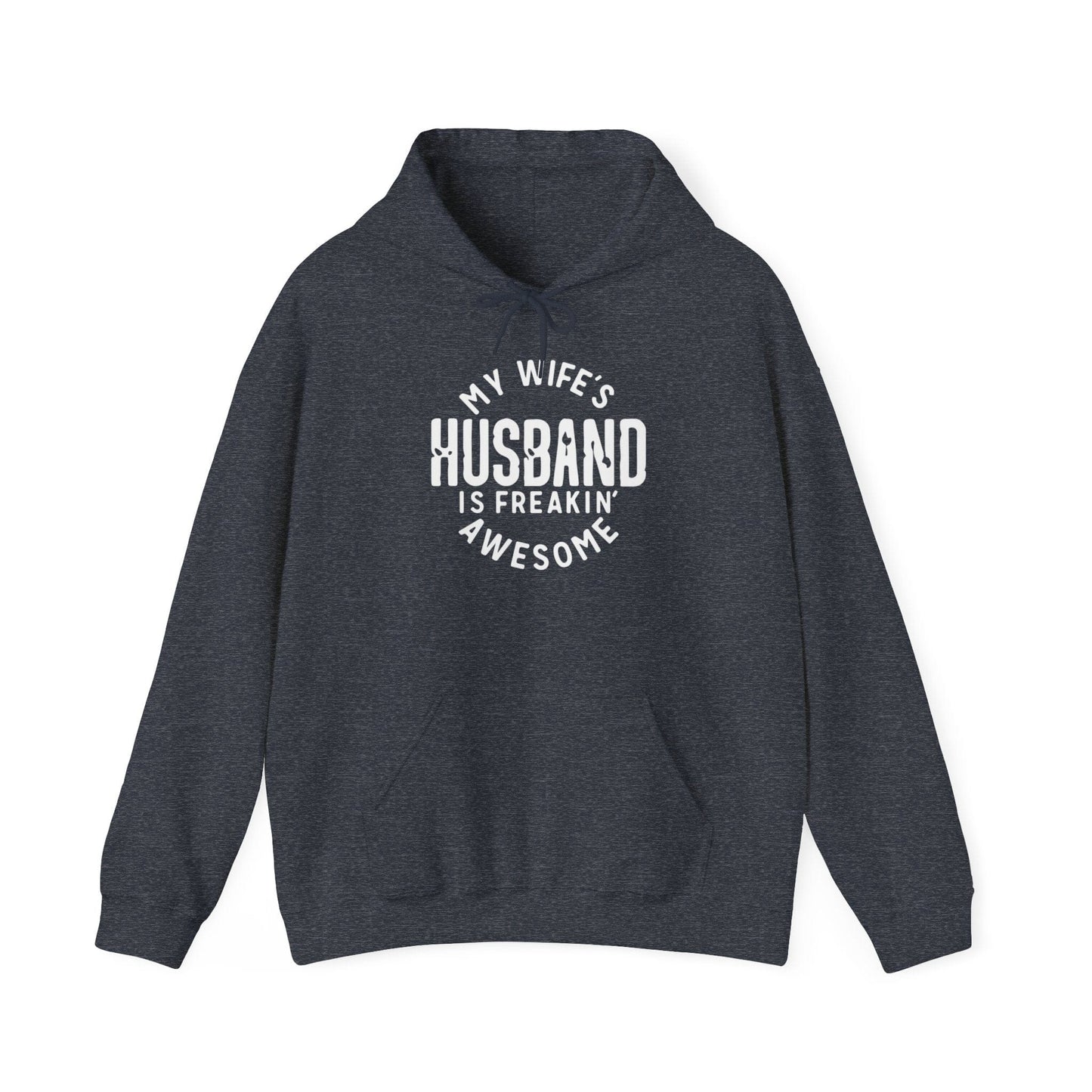 My Wife's Husband Unisex Heavy Blend™ Hooded Sweatshirt