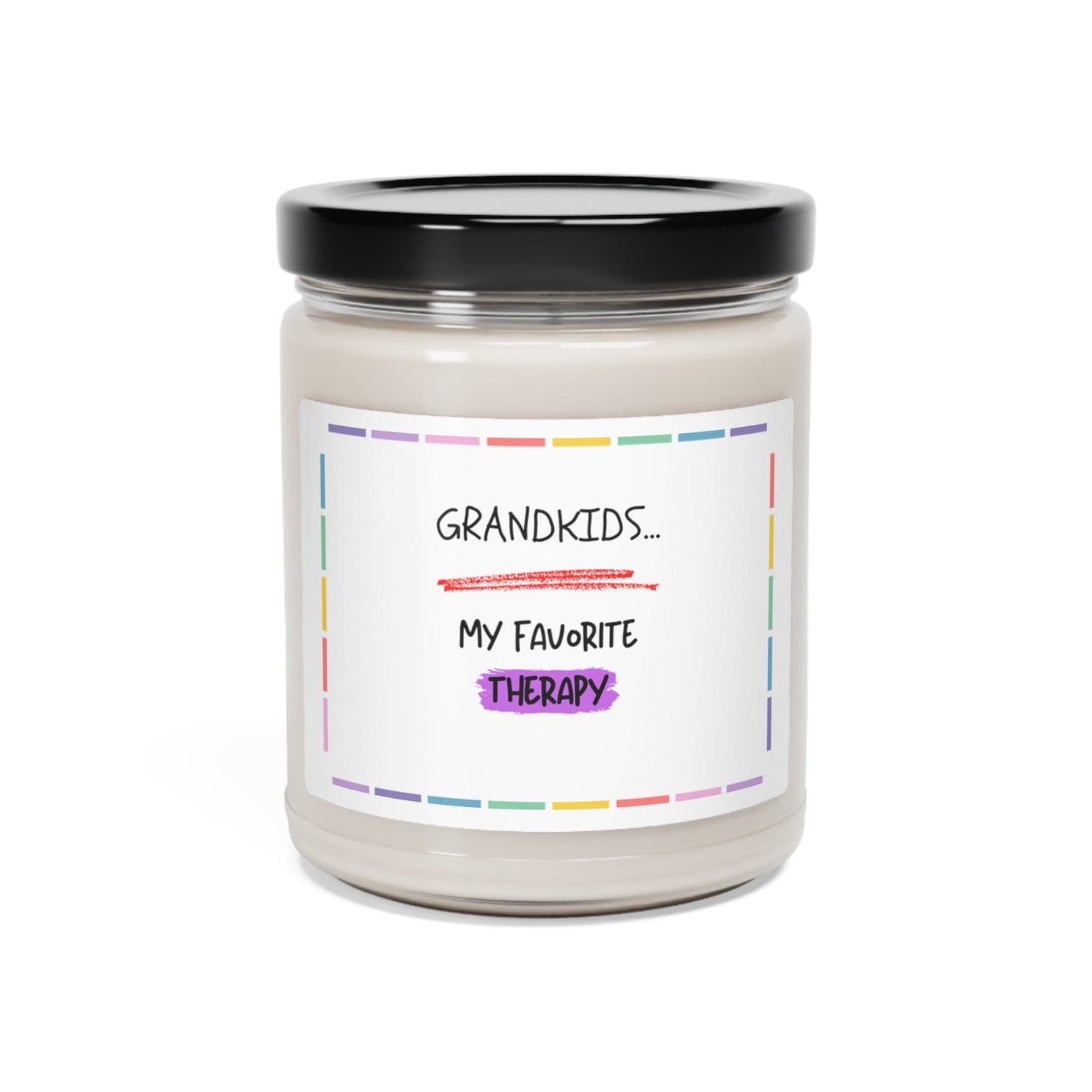 Grandkids ... My Favorite Therapy Scented Soy Candle, 9oz