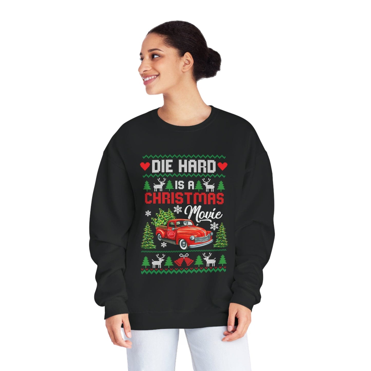 Die Hard Is A Christmas Movie Unisex NuBlend® Crewneck Sweatshirt
