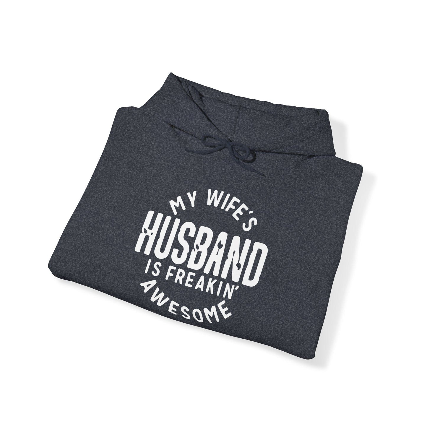 My Wife's Husband Unisex Heavy Blend™ Hooded Sweatshirt