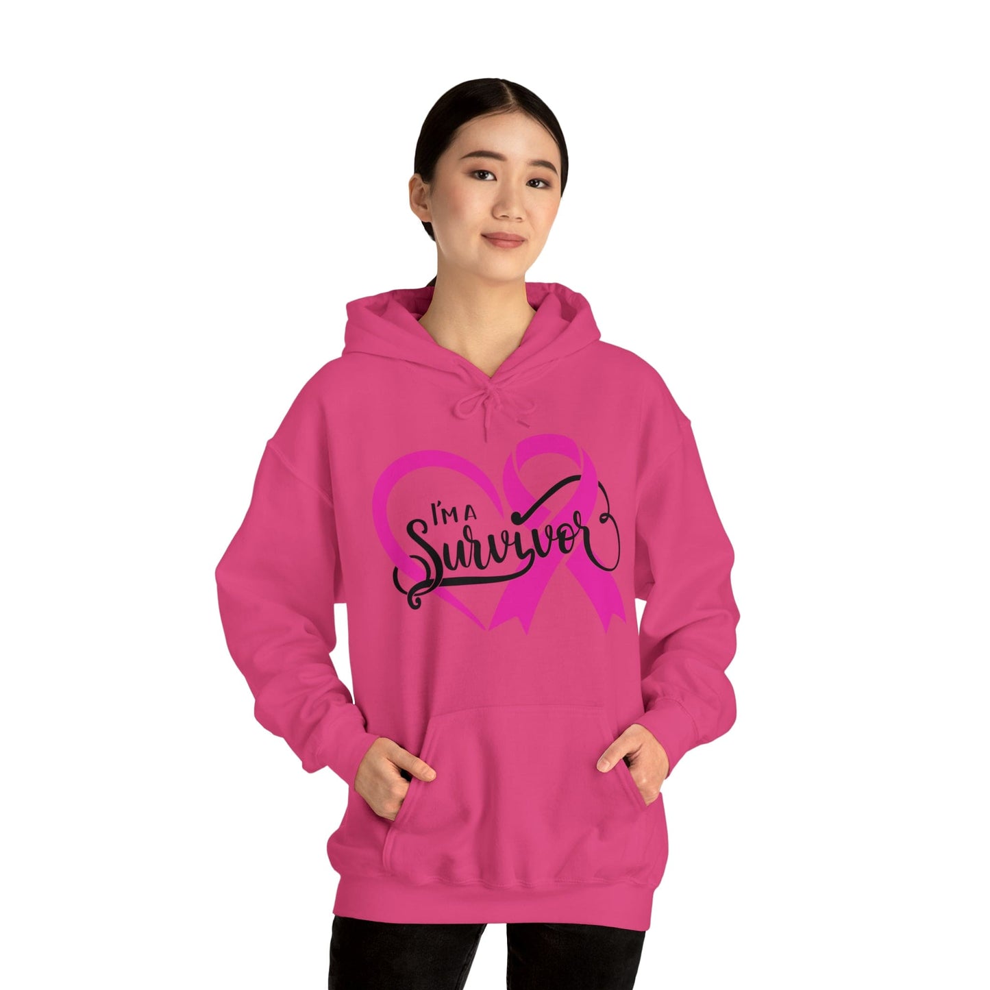I'm A Survivor Unisex Heavy Blend™ Hooded Sweatshirt