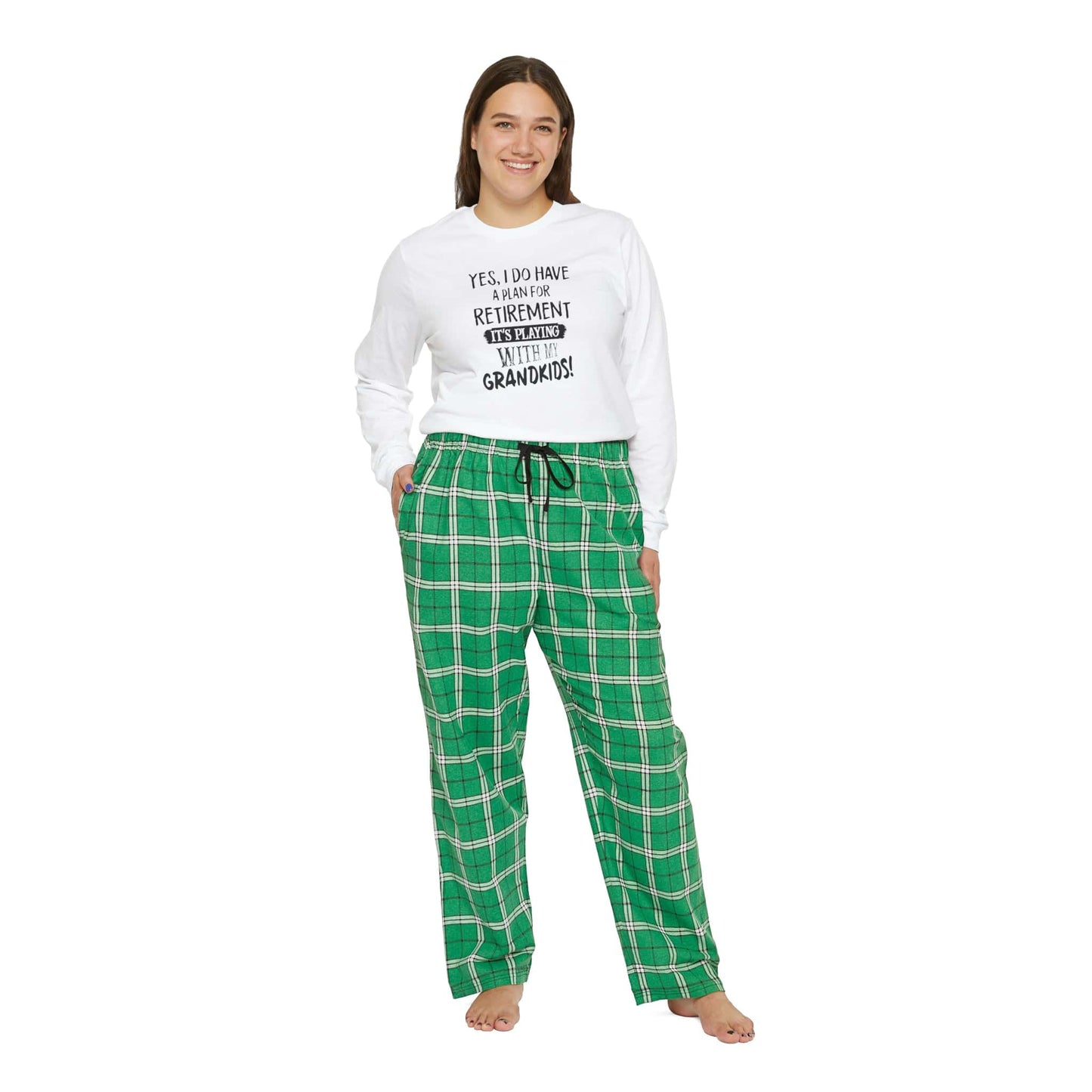 Yes, I Do Have A Plan For Retirement Women's Long Sleeve Pajama Set