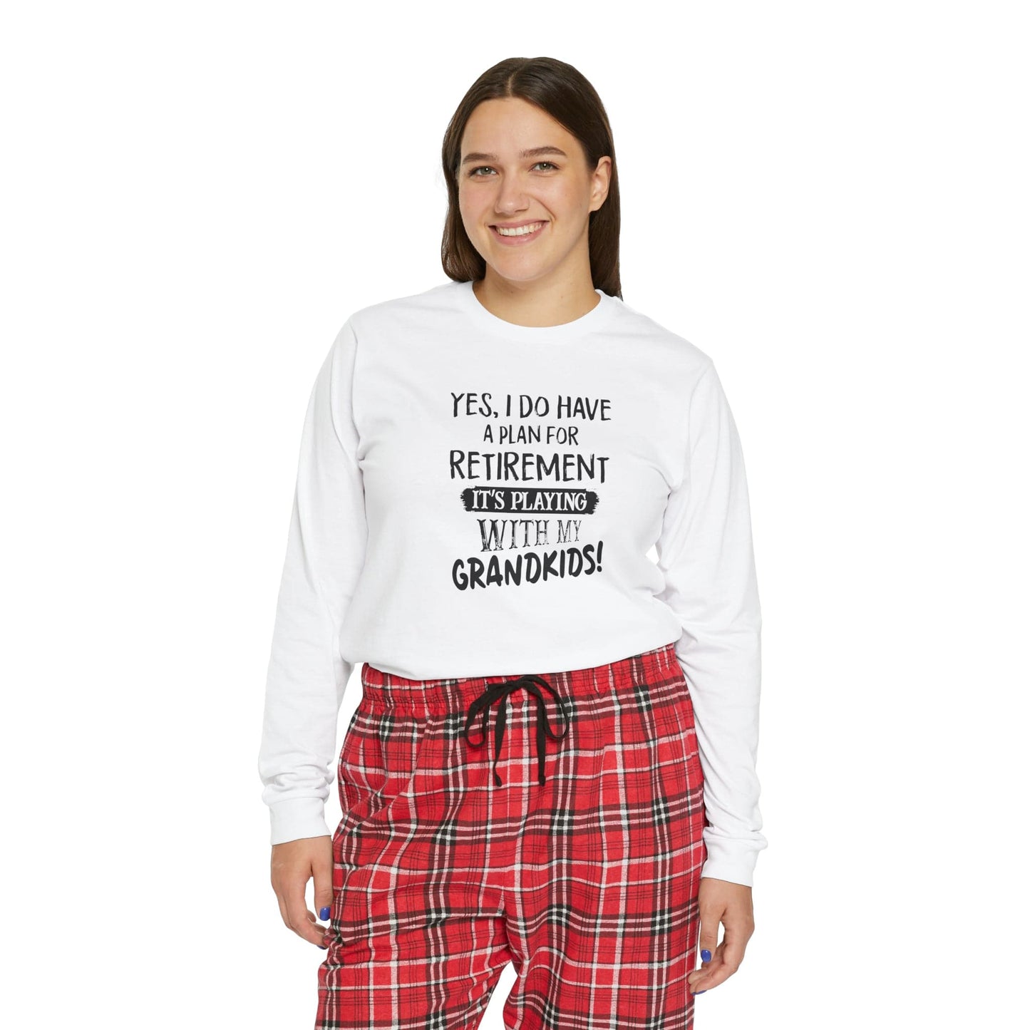Yes, I Do Have A Plan For Retirement Women's Long Sleeve Pajama Set