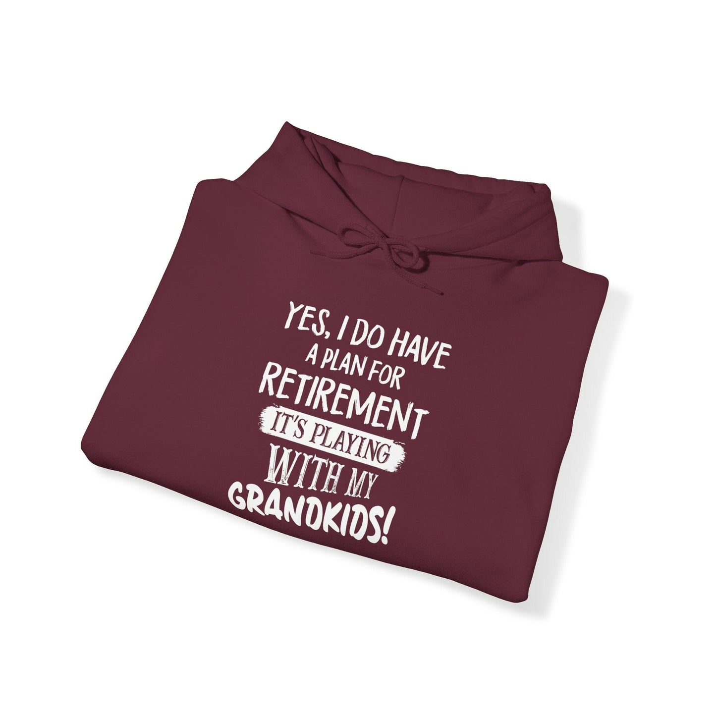 Yes, I Do Have A Retirement Plan Unisex Heavy Blend™ Hooded Sweatshirt
