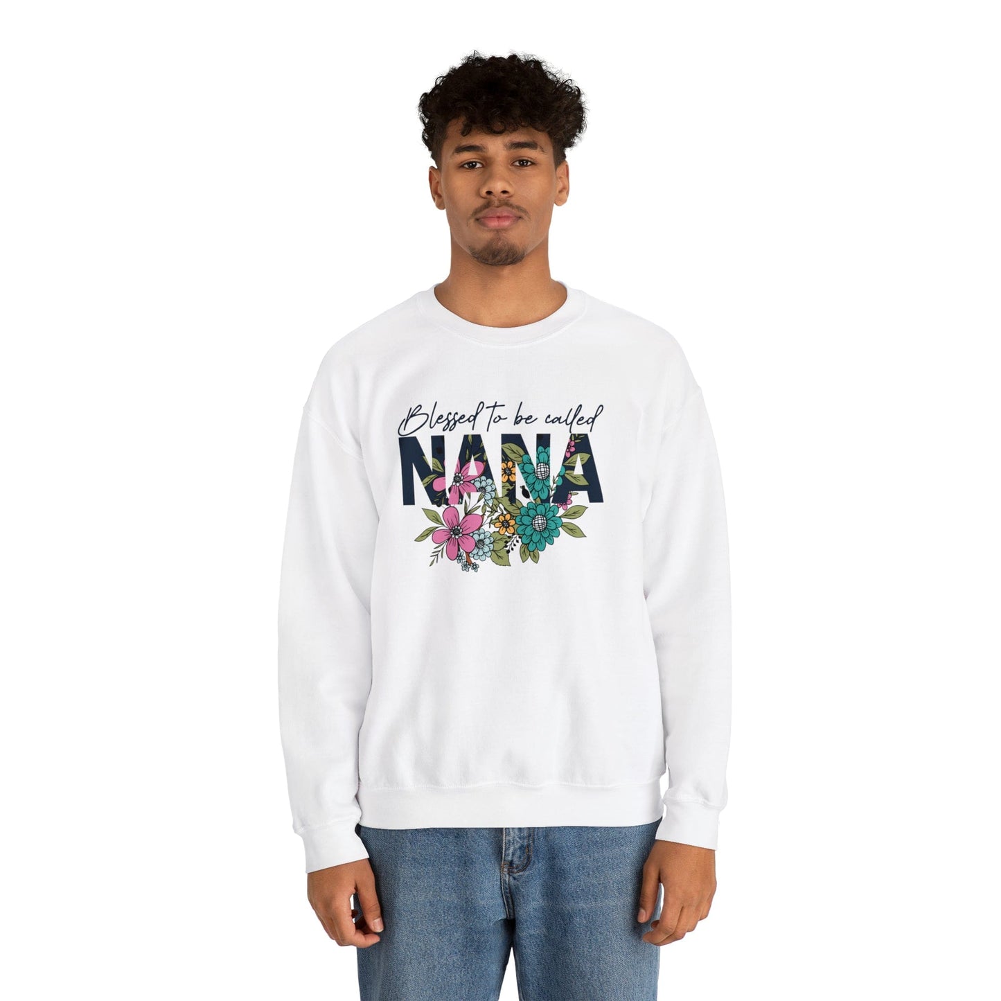 Blessed To Be Called Nana Unisex Heavy Blend™ Crewneck Sweatshirt