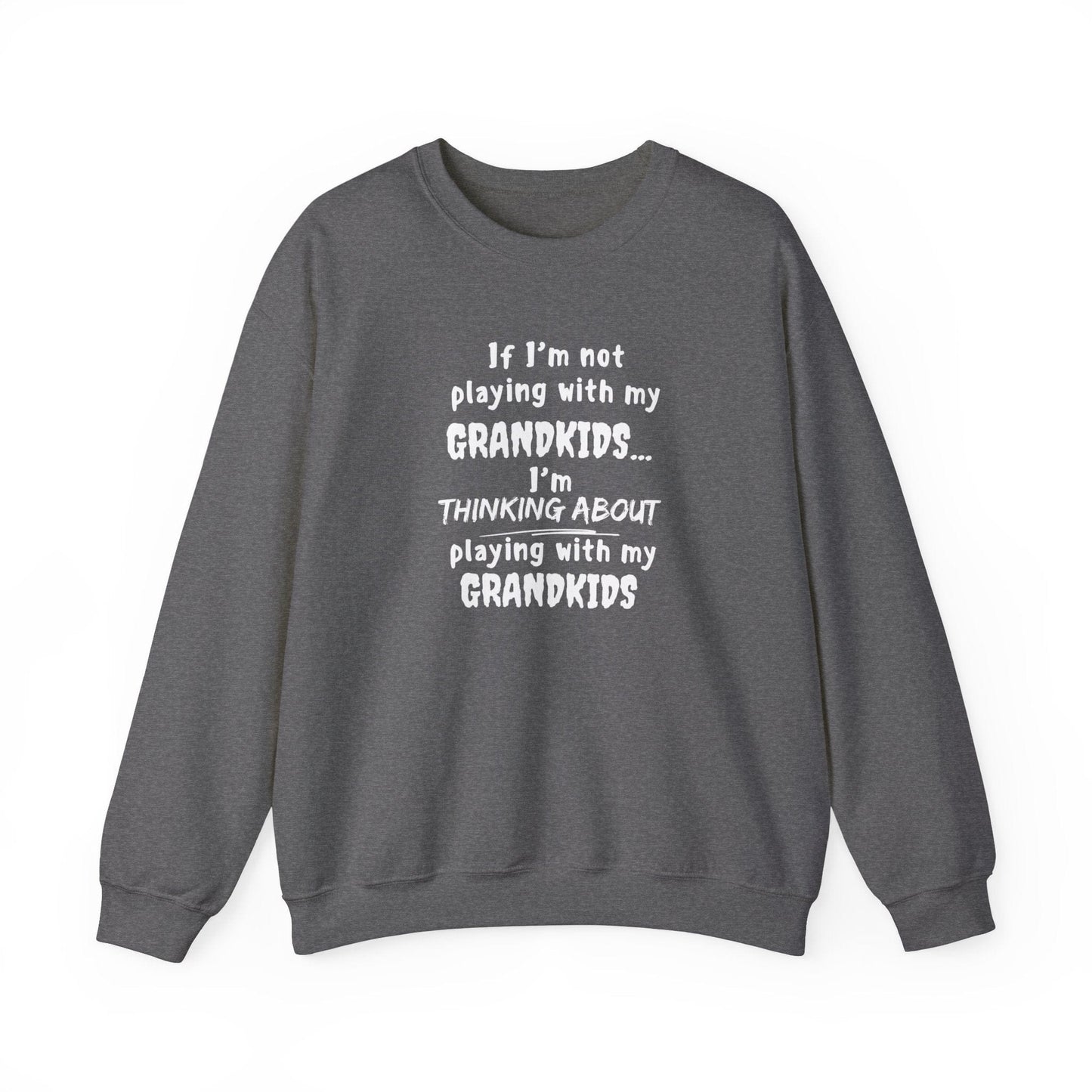 If I'm Not Playing With My Grandkids Unisex Heavy Blend™ Crewneck Sweatshirt