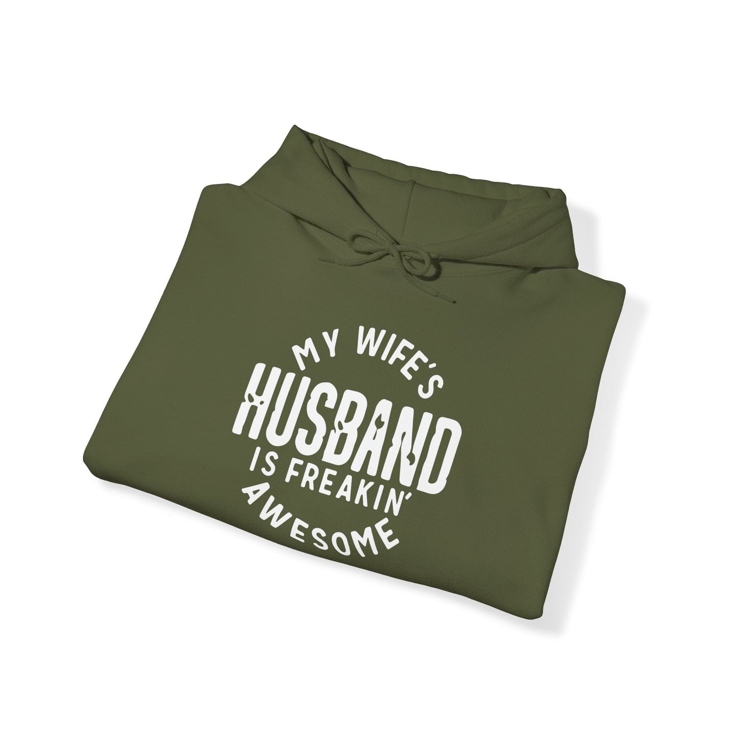 My Wife's Husband Unisex Heavy Blend™ Hooded Sweatshirt