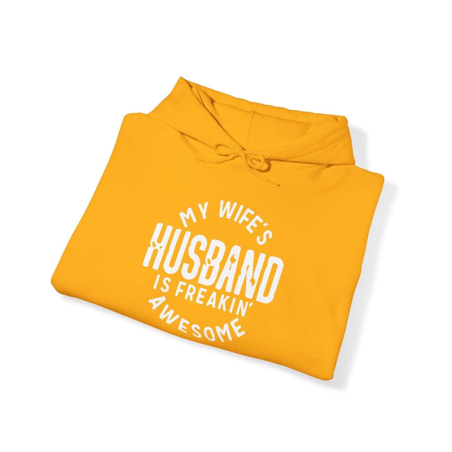 My Wife's Husband Unisex Heavy Blend™ Hooded Sweatshirt