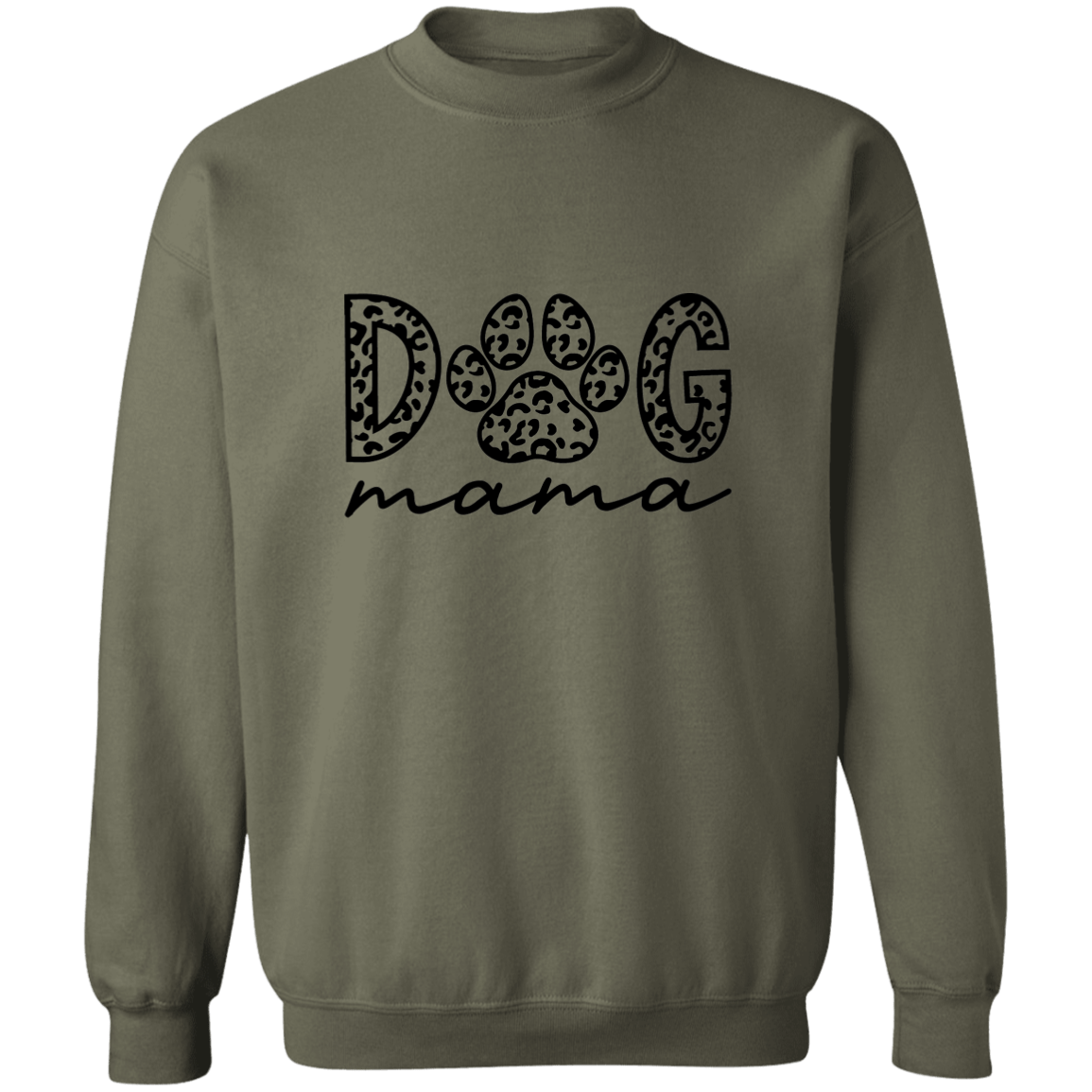 Crewneck Pullover Sweatshirt - Dog Mama