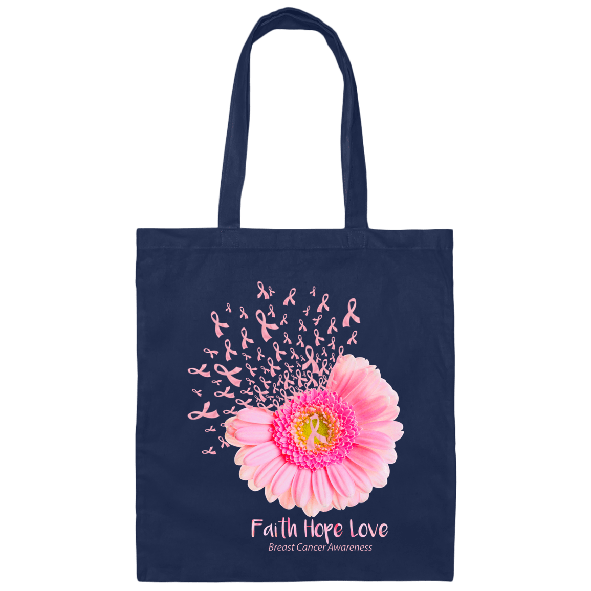 Canvas Tote Bag - Faith Hope Love
