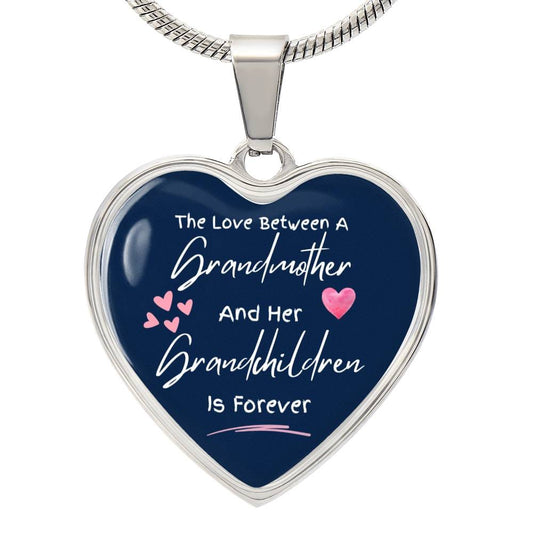 The Love Between A Grandmother And Her Grandchildren Is Forever Engraved Pendant