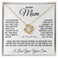 To My Mom From Your Son Love Knot Necklace - The perfect gift for Mother's Day or her birthday!