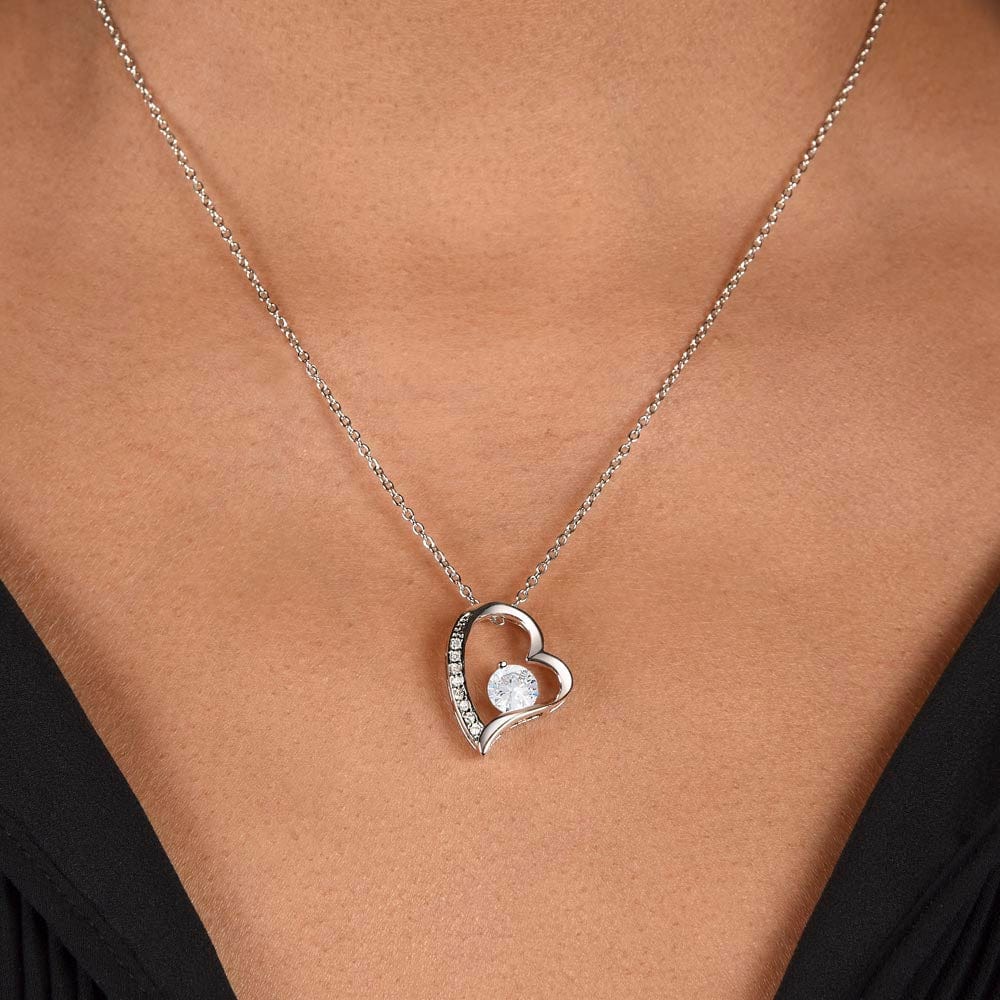 To My Beautiful Daughter from Mom Forever Love Necklace - The Perfect Gift for Birthdays, Graduation, Wedding, or Just Because!