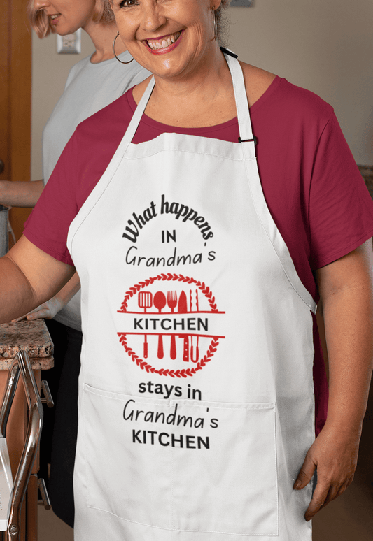 What Happens In Grandma's Kitchen Stays In Grandma's Kitchen Apron