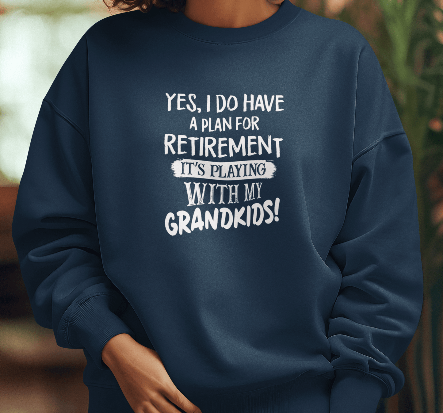 Yes, I Do Have A Retirement Plan Unisex Heavy Blend™ Crewneck Sweatshirt